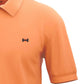 Men's Orange Polo Shirt With Black Undercollar Lining