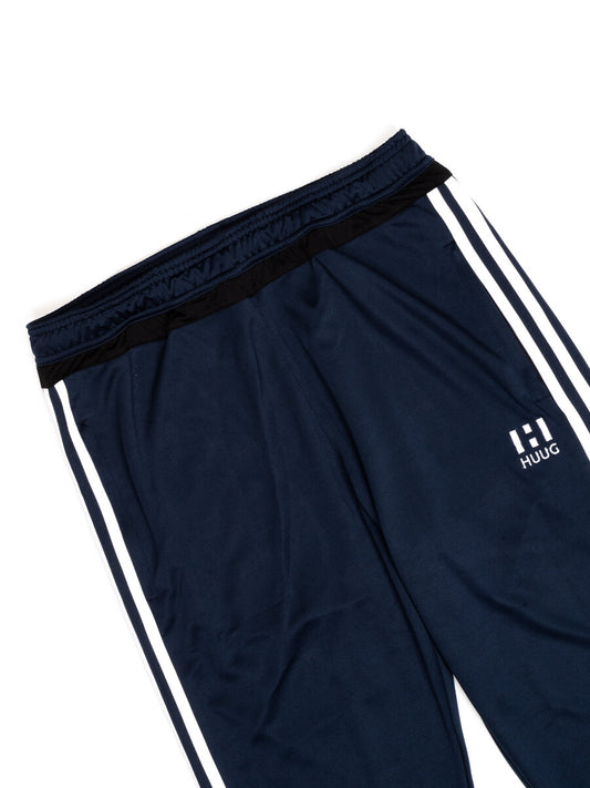 Men Navy Blue Track Pants