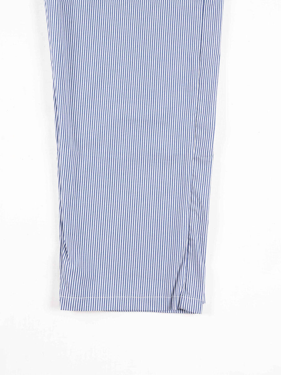 Men's Stretch Blue Lining Relaxed Fit Cotton Pajama
