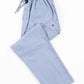 Men's Stretch Denim Blue Relaxed Fit Striped Cotton Pajama