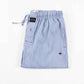 Men's Stretch Denim Blue Relaxed Fit Striped Cotton Pajama