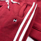 Kids Burgundy Striped Sweatsuit