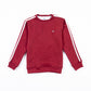 Kids Burgundy Striped Sweatsuit