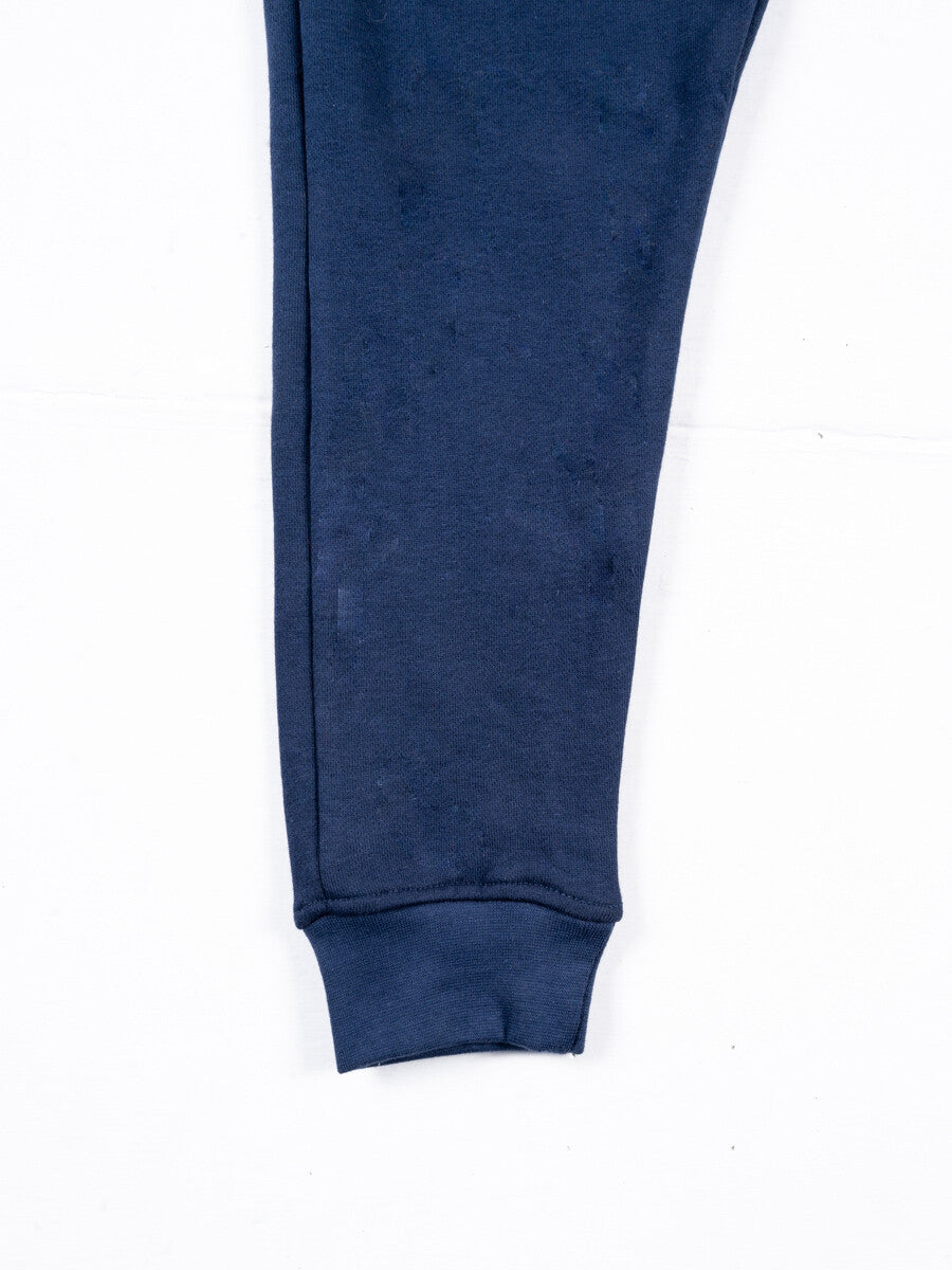 Navy Blue Terry Slim Joggers