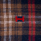 Men Brown/Red Flannel Button Down Shirt