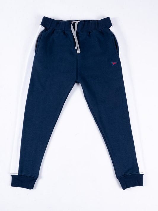 Kids Navy Blue and White Sweat Suit