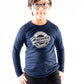 Kids Navy Blue Full Sleeves T-Shirt