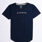 Women Navy Blue Round Bottom T-Shirt