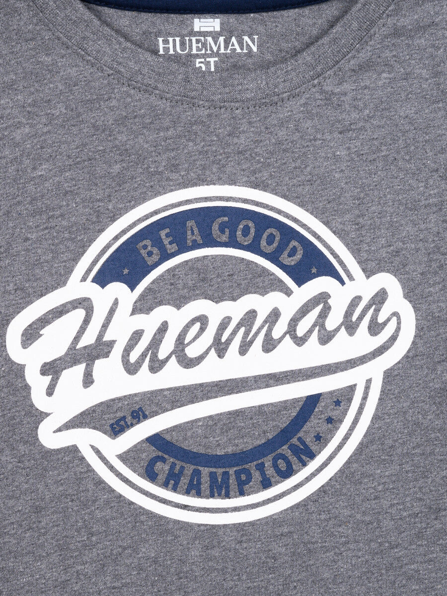 Kids Grey Full Sleeves T-Shirt