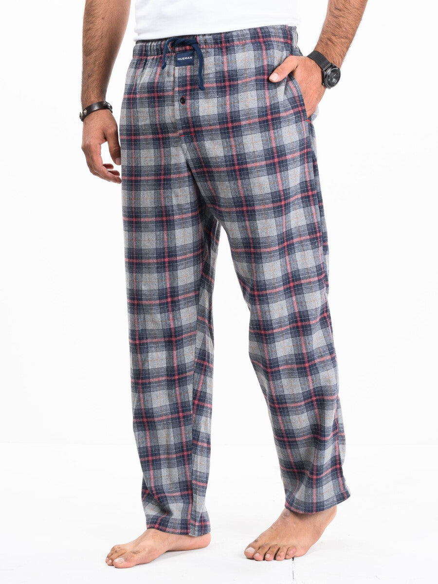 Flannel Plaid Red/Grey Relaxed Winter Pajama