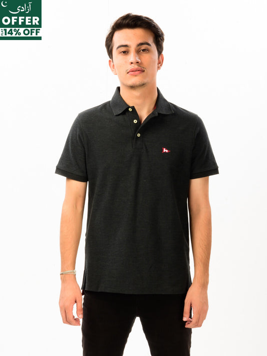Super Soft Charcoal Grey Men’s Polo Shirt