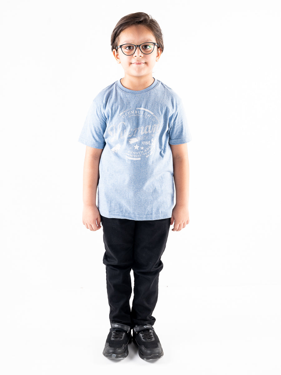 Kids Blue Vintage Summer T-Shirt