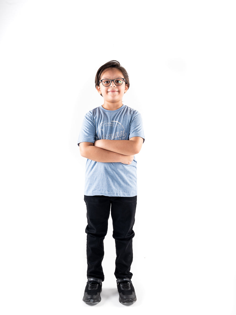 Kids Blue Vintage Summer T-Shirt