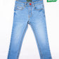Turtell Kids Light Blue Washed Slim Fit Jeans