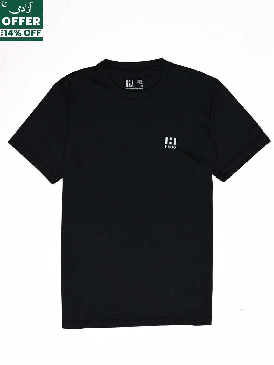 Men’s Black Hydra Fit Sports T-Shirt