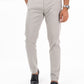 Men's Grey Slim Fit Stretch Chino Pant