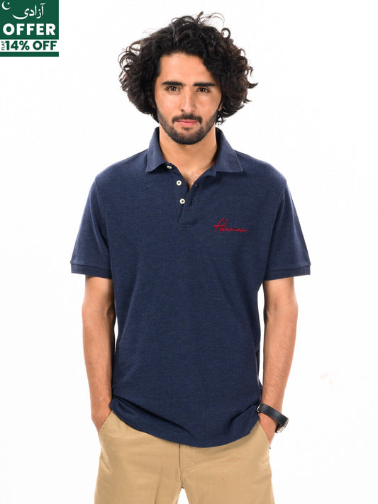 Navy Blue Regular Fit Men’s Polo Shirt