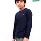 Kids Navy Blue Terry Sweatshirt