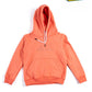 Kids Orange Fleece Pullover Hoodie