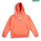 Kids Orange Fleece Pullover Hoodie