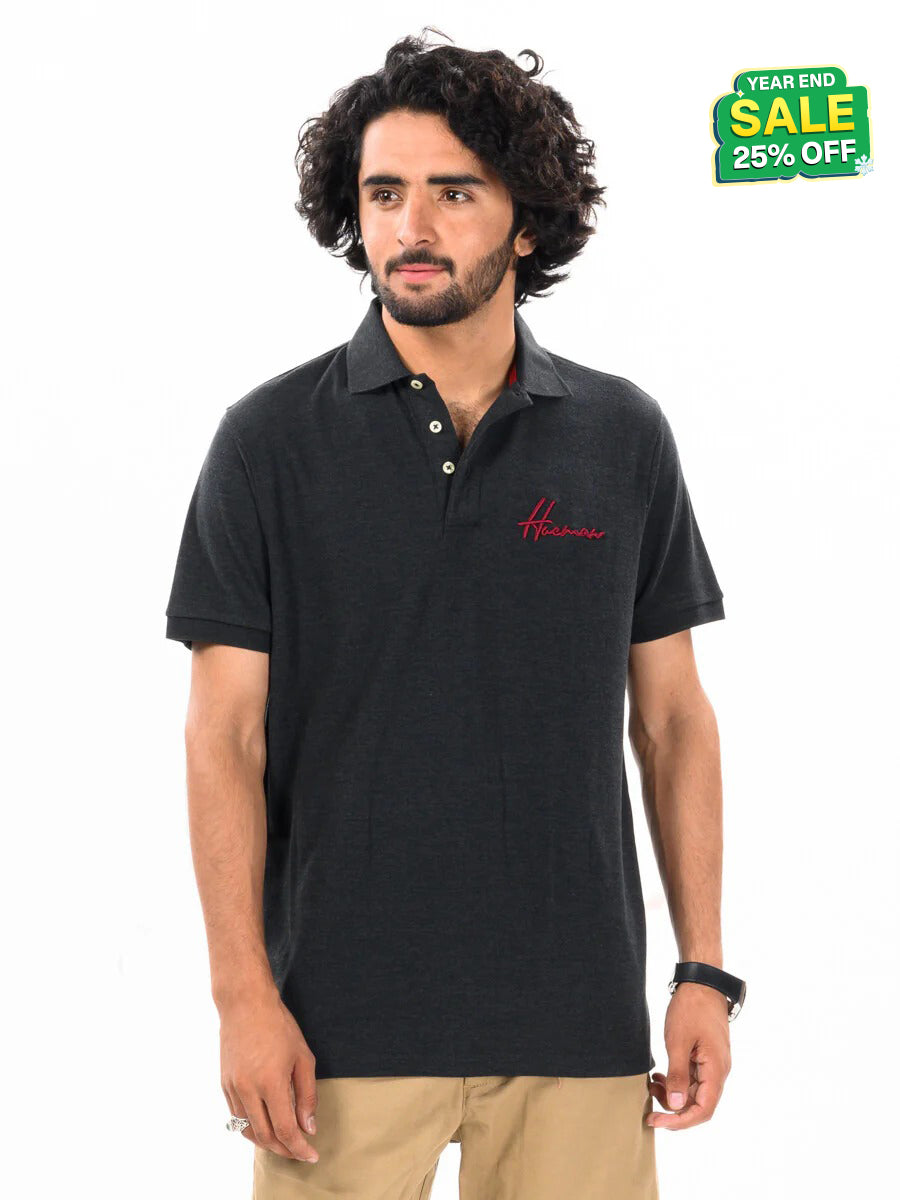 Men's Black Polo Shirt