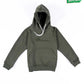Kids Olive Fleece Pullover Hoodie