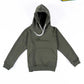 Kids Olive Fleece Pullover Hoodie