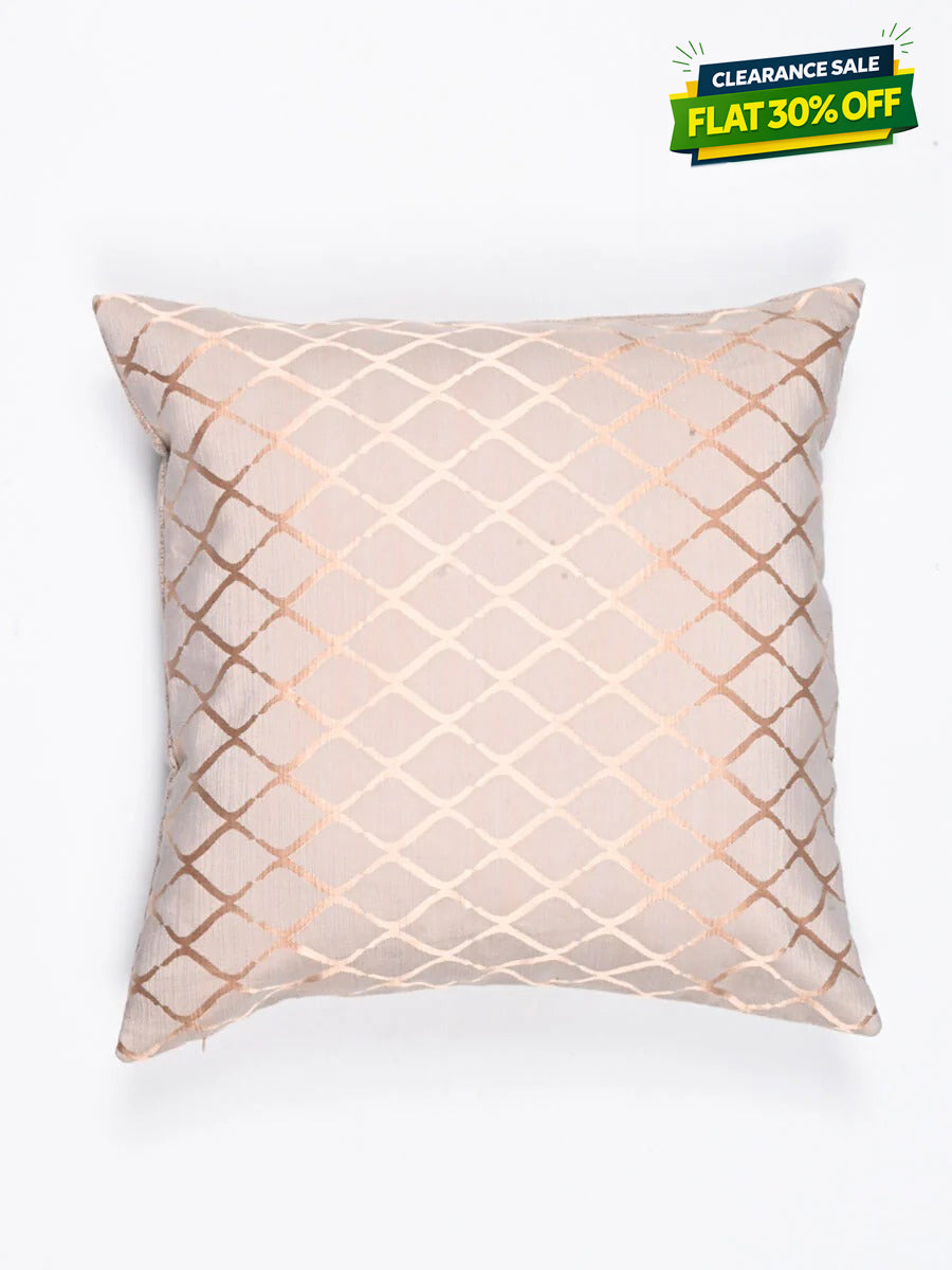 Splint Cream Silk Cushion Cover