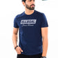 SF Flock Norwich Navy Cotton Tee Shirt