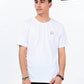 Men’s White Custom Fit Crew Neck T-Shirt
