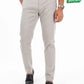 Men's Grey Slim Fit Stretch Chino Pant