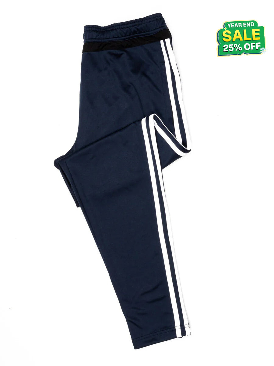 Men Navy Blue Track Pants