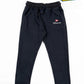 Kids Black Terry Slim Joggers