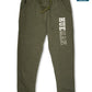 Boys Olive Terry Slim Joggers