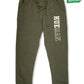 Boys Olive Terry Slim Joggers