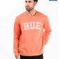 Orange Fleece Men's Sweatshirt