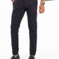 Men's Charcoal Slim Fit Stretch Chino Pant