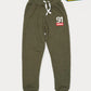 Boys Olive Terry Slim Joggers