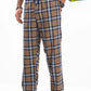 Flannel Plaid Brown/White Relaxed Winter Pajama