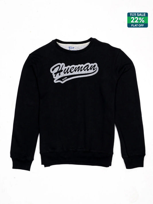 Men Charcoal Black Sweatshirt