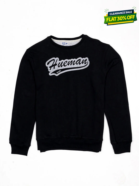 Men Charcoal Black Sweatshirt