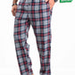 Flannel Plaid Red/Grey Double Lining Relaxed Winter Pajama