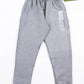 Men Grey Fleece Slim Joggers