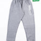 Men Grey Fleece Slim Joggers