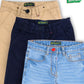 Pack of 3 - Kids & Babies 2 Chinos 1 Light Blue Jeans