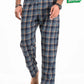 Flannel Plaid Black/White Relaxed Winter Pajama