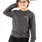 Kids Dark Grey Terry Sweatshirt