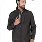 Mole Grey Stand Up Collar Soft Shell Men's Jacket