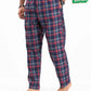 Flannel Plaid Red/Blue Relaxed Winter Pajama