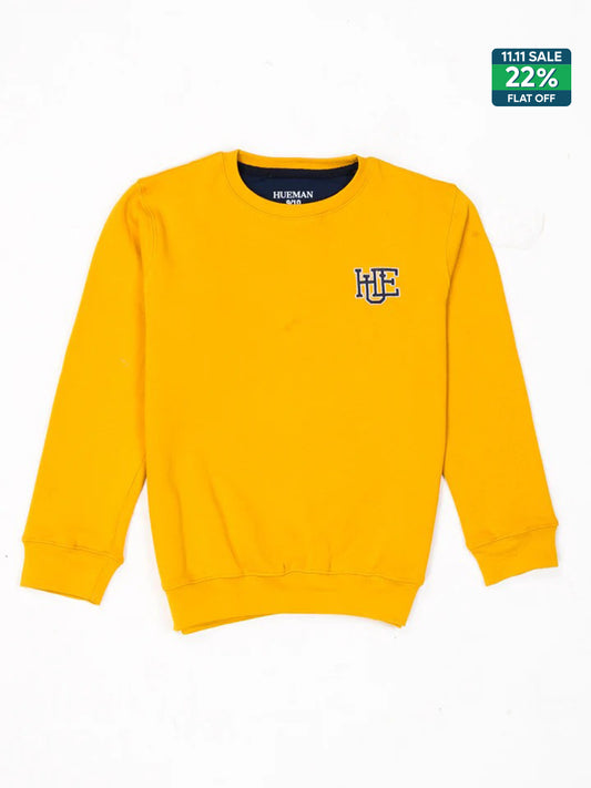 Kids Yellow Fleece Sweatshirt